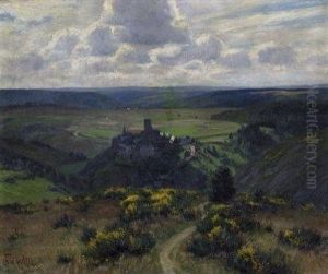 View On Reifferscheid In The Eifel. Signed Lower Left: F.v. Wille