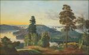 View From Haminalahti by Ferdinand Wilhelm Von Wright