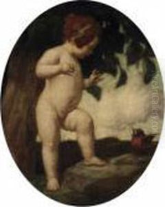 Discovery Of Nature. Signed Upper Center: L.v. Zumbusch by Ludwig Von Zumbusch