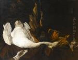 Hanging Game And Birds: by Elias Vonck