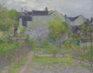 Grez-sur-loing by Robert William Vonnoh