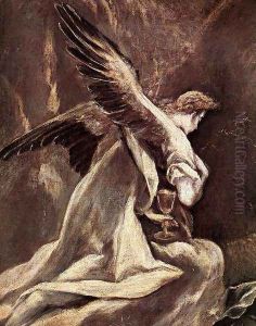 The Agony in the Garden (detail) c. 1608 by El Greco (Domenikos Theotokopoulos)