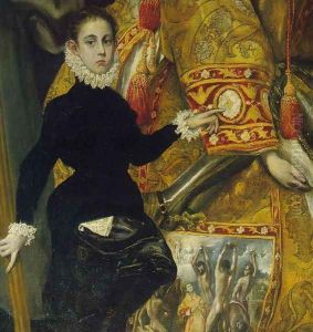 The Burial of Count Orgaz (detail) 3 by El Greco (Domenikos Theotokopoulos)