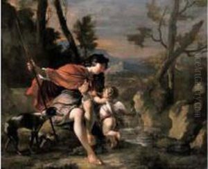 Adonis Partant A La Chasse, Retenu Par Un Amour