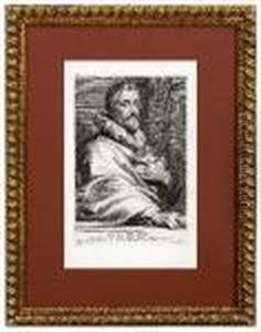 Retrato Del Calcografo Y Delineante Petrus De Jode by Lucasemil I Vorsterman