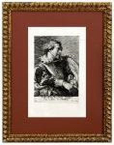 Retrato Del Escultor Hubertus Venden Eynden by Lucasemil I Vorsterman