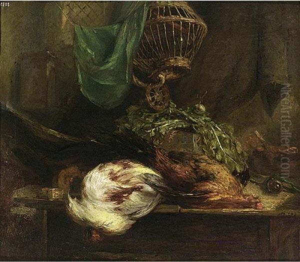 A Still Life With Dead Game by Maria Vos