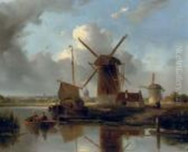 Windmills Near Delft - view 1