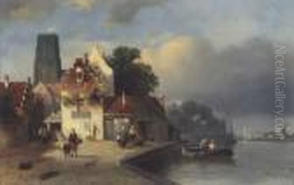 A Dutch Quay-side - view 1