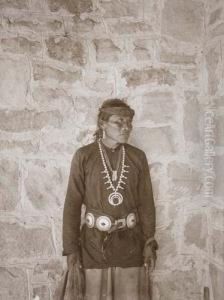 'charlie,' The Navajo Blanket Maker. by Adam Clark Vroman