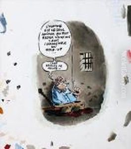 L'homme Est Le Seul Animal Qui Peut Rester 20 Ans Sanscommettre Un Hold-up... by Ernest John Alexis Vulliemin