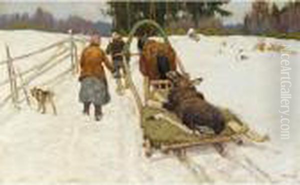 Transporting The Elk - view 1