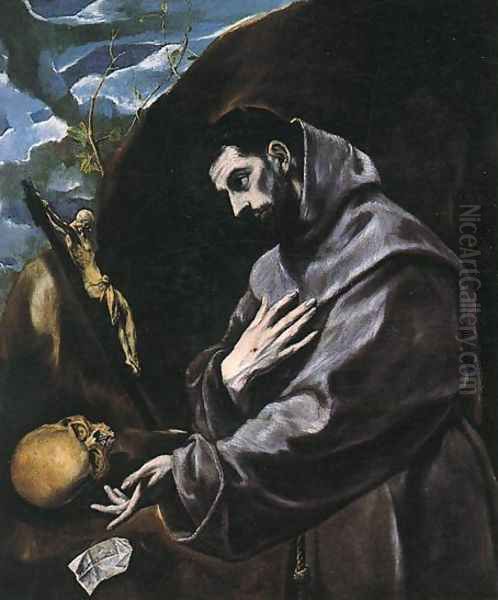St Francis Praying - view 1