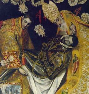 The Burial of Count Orgaz (detail) 2 by El Greco (Domenikos Theotokopoulos)