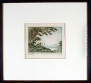Parchen Am Gebirgssee by Aloys Ludwig Wach