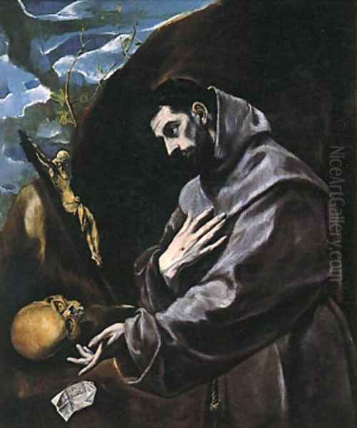 St Francis Praying 1580-90 - view 1