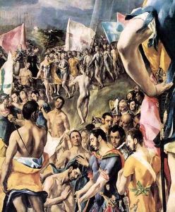 The Martyrdom of St Maurice (detail) by El Greco (Domenikos Theotokopoulos)
