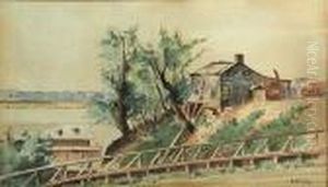 Hillside Home by Elmer Wachtel
