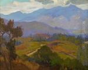 Houses Near Pasadena by Elmer Wachtel