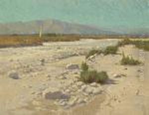 Cajon Pass; Rolling Hills (double-sided) by Elmer Wachtel