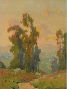 Path In The Hills, California by Marion Kavanaugh Wachtel