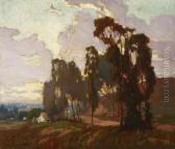 Atmospheric Eucalyptus Landscape - view 1