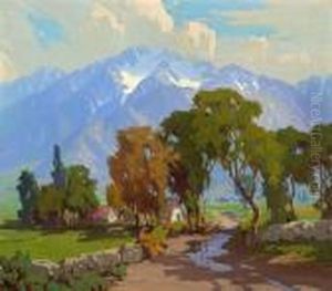 High Sierra From Owens Valley,california