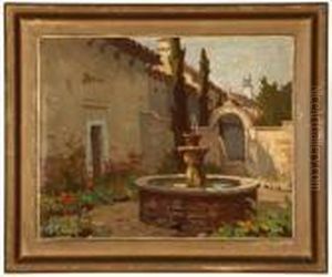 Corner Of Monk's Garden by Marion Kavanaugh Wachtel