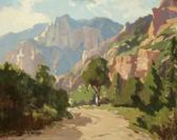 Road In A California Landscape - view 1