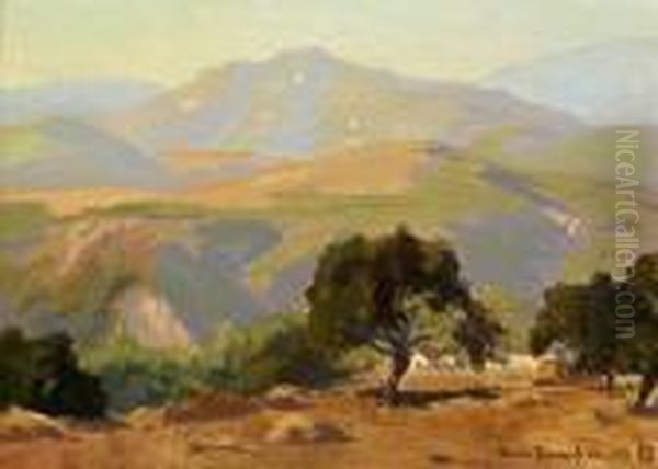 Red Roof Houses In Foothill Landscape - view 1