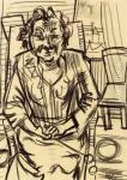 Frau Mit Lorgnette - view 1