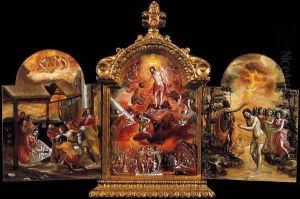 The Modena Triptych (front panels) 2 by El Greco (Domenikos Theotokopoulos)