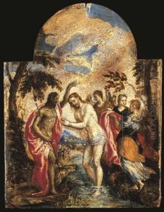 The Baptism of Christ by El Greco (Domenikos Theotokopoulos)