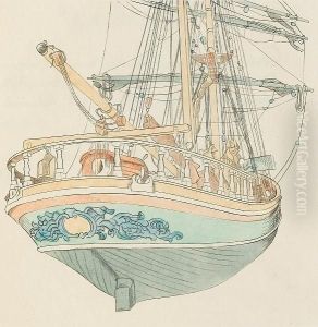 Sailing-ships And Barges Of The Westernmediterranean And Adriatic Seas