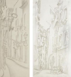 Street In Marseilles; La Rue Des Trois Soleilles, Marseilles
