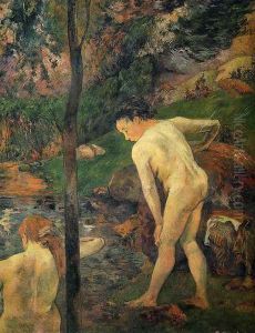 Two Girls Bathing