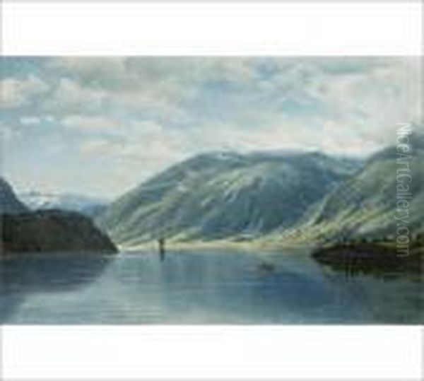 Landscape From The Norwegian Fjords - view 1