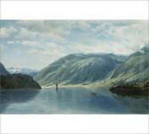 Landscape From The Norwegian Fjords by Torsten Waenerberg