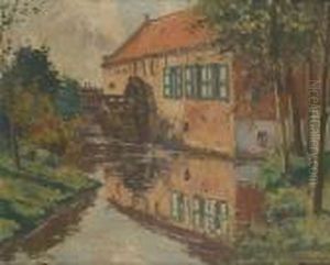 Le Moulin A Eau by Victor Wagemaekers