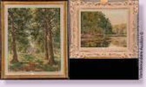 Paysage A L'etang by Victor Wagemaekers