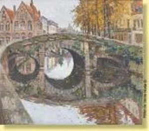 Pont A Bruges by Victor Wagemaekers