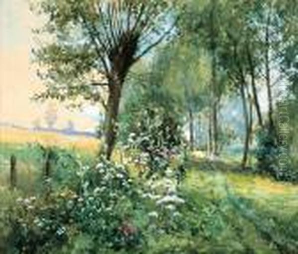 Summer Landscape With Field Flowers - view 1