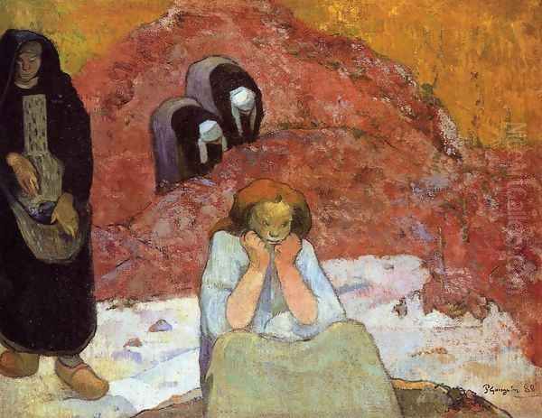 Grape Harvest In Arles Aka Human Misery - view 1