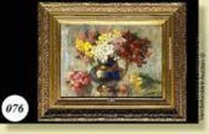 Vase De Fleurs by Maurice Wagemans