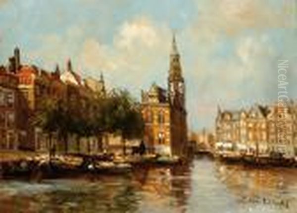 View Of The Munttoren In Amsterdam - view 1