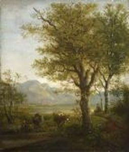 Oberbayerische Landschaften by Max Joseph Wagenbauer