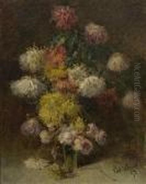 Stillleben Mit Dahlien. - view 1