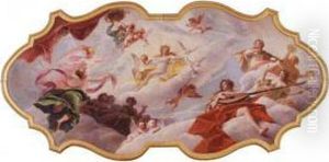 Allegory Of The Arts by Ferdinand Ii Wagner