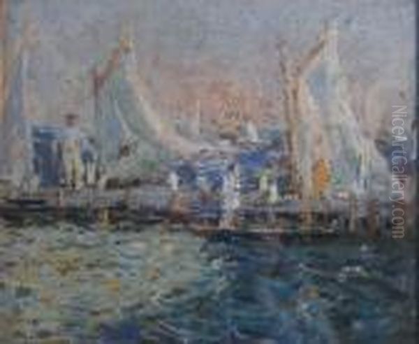 Boats At Sea - view 1
