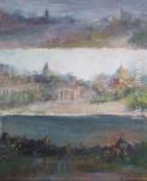 Panoramic Views Of Philadelphia (triptych) - view 1